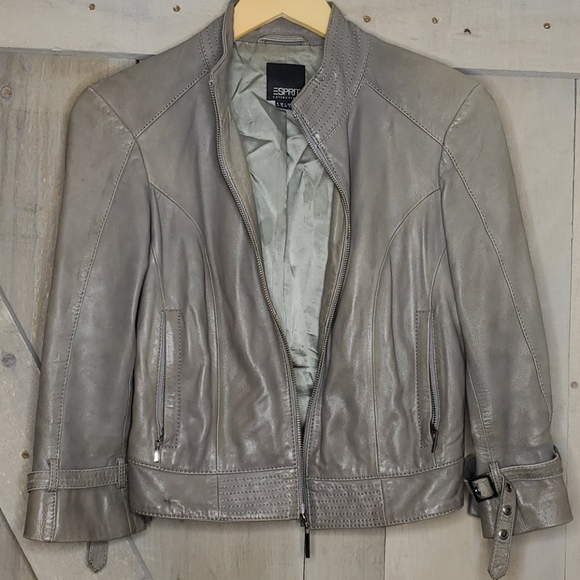 ESPIRT grey moto jacket - Picture 1 of 4